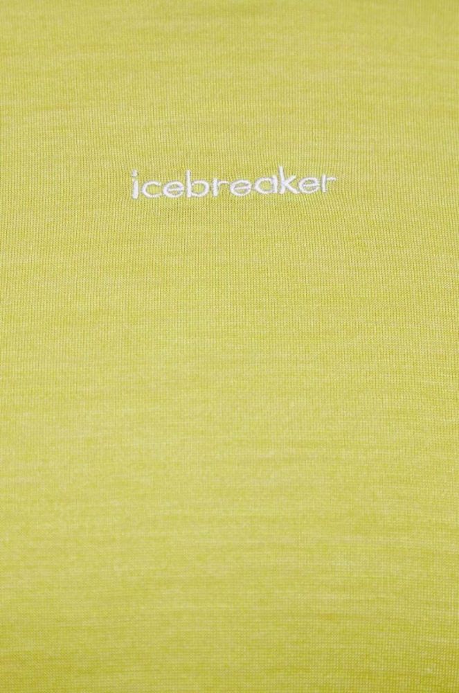 Функціональний лонгслів Icebreaker 125 ZoneKnit колір зелений фото 5