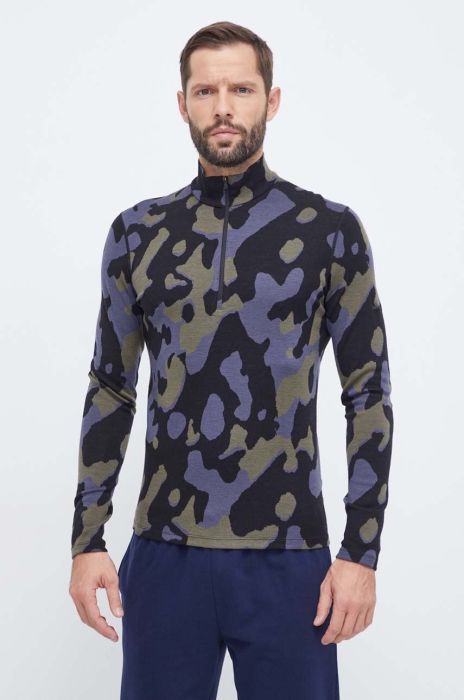 Функціональний лонгслів Icebreaker Merino 260 Vertex колір зелений