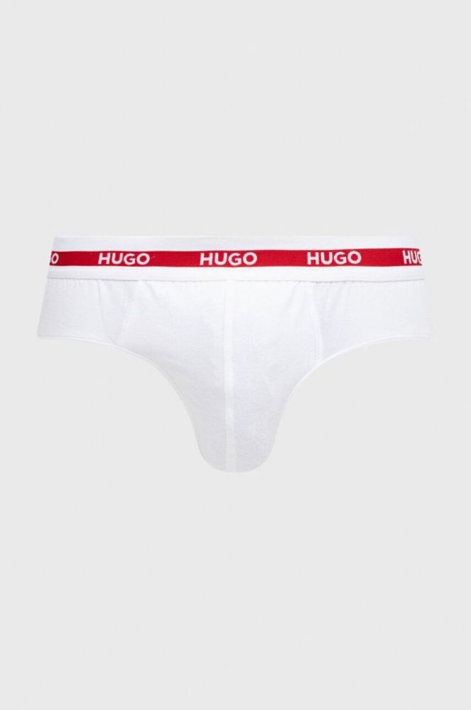 Сліпи HUGO 3-pack чоловічі колір білий (3485280) фото 2