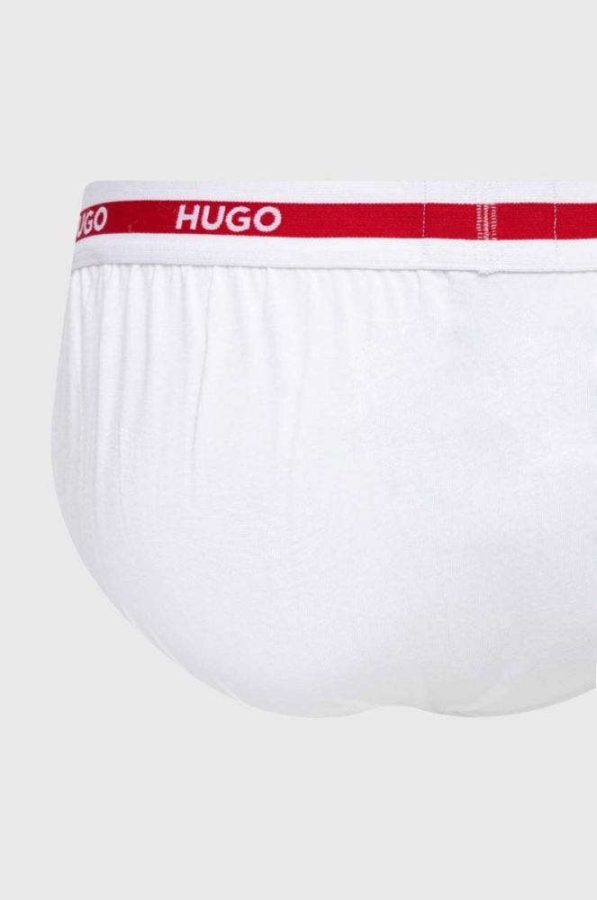 Сліпи HUGO 3-pack чоловічі колір білий (3485280) фото 3
