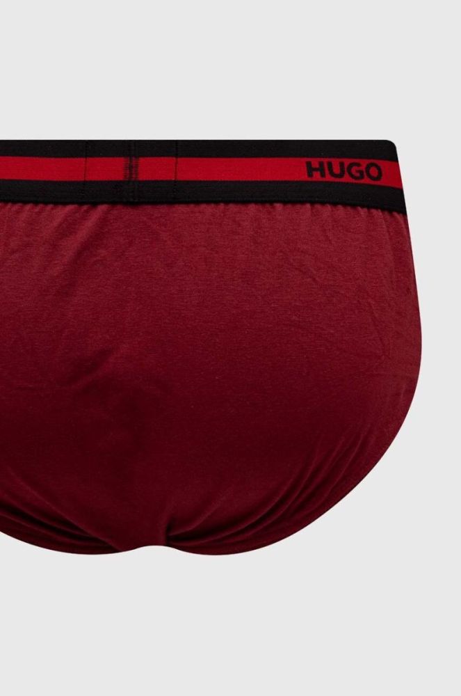 Сліпи HUGO 3-pack чоловічі колір сірий фото 7