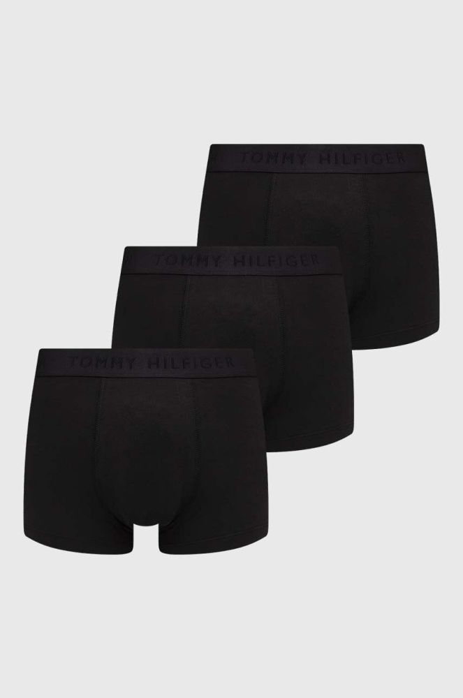 Боксери Tommy Hilfiger 3-pack чоловічі колір чорний (3495928)