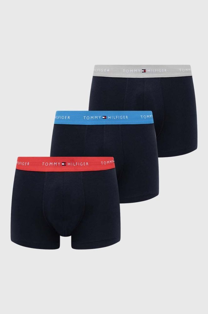 Боксери Tommy Hilfiger 3-pack чоловічі колір синій (3436856)