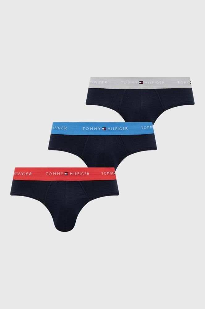 Сліпи Tommy Hilfiger 3-pack чоловічі колір синій