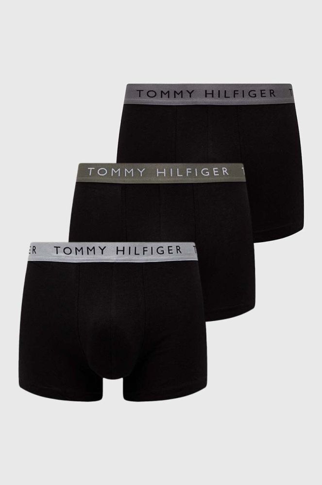 Боксери Tommy Hilfiger 3-pack чоловічі колір чорний (3617212)