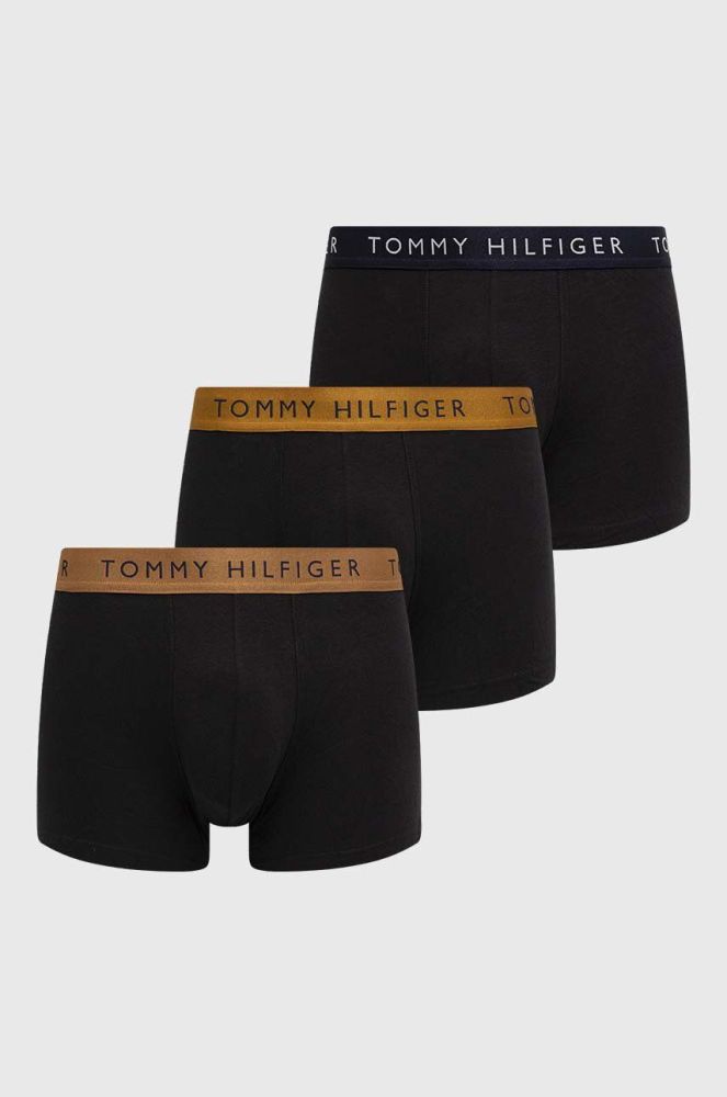 Боксери Tommy Hilfiger 3-pack чоловічі колір чорний (3617207)