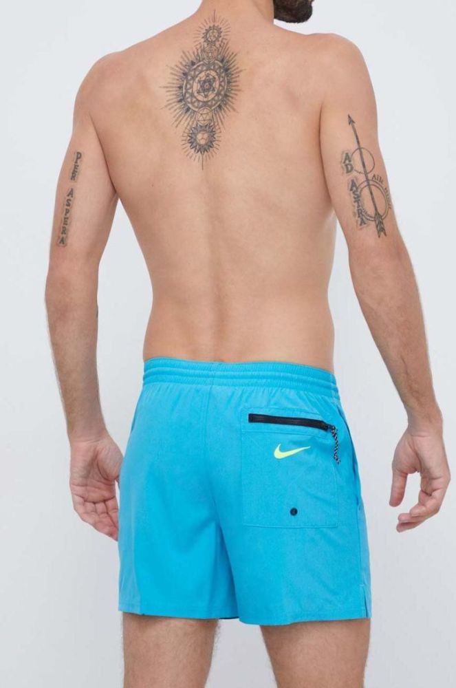 Купальні шорти Nike Volley колір блакитний фото 3