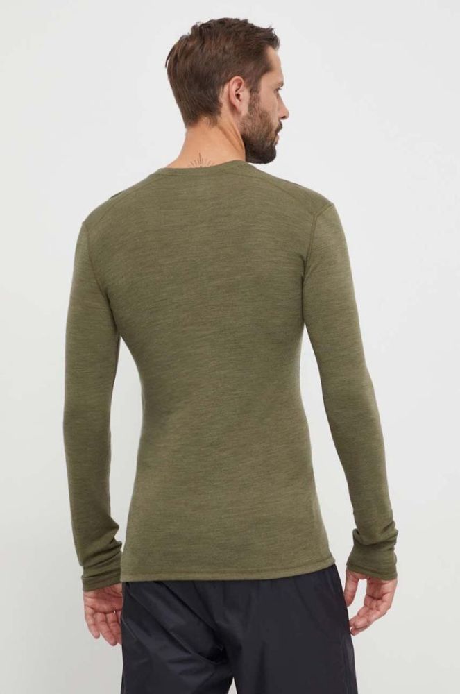 Функціональний лонгслів Smartwool Classic Thermal Merino колір зелений фото 2