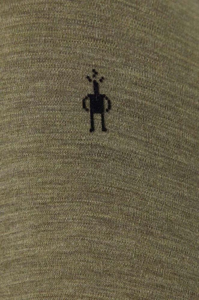 Функціональний лонгслів Smartwool Classic Thermal Merino колір зелений фото 4