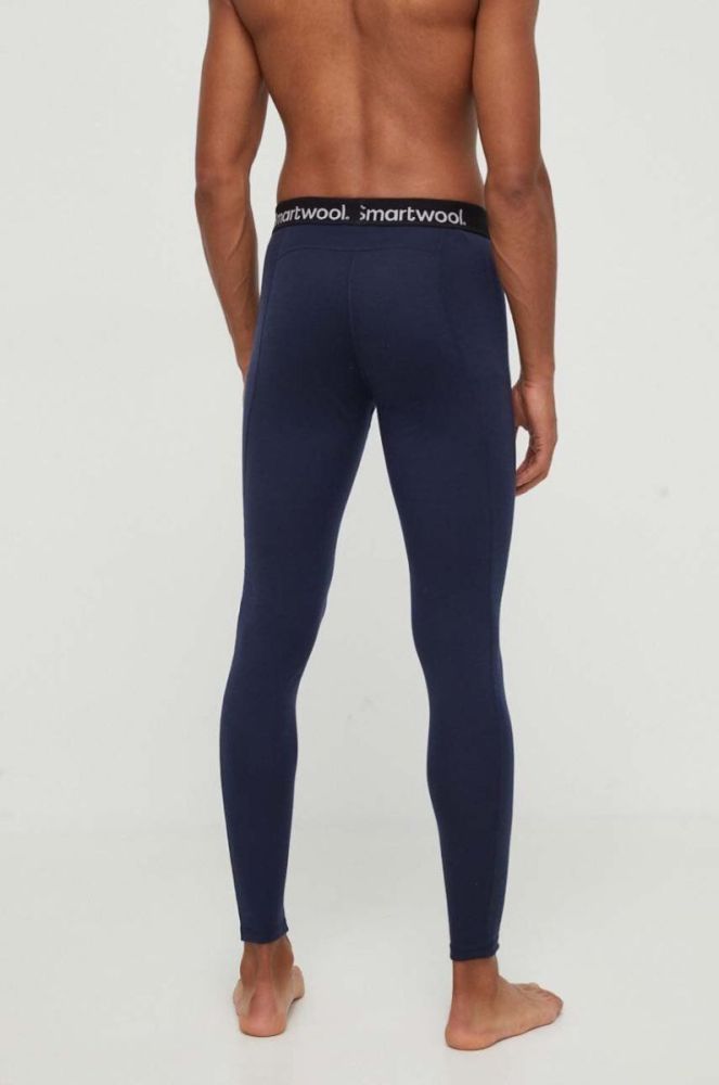 Функціональні легінси Smartwool Classic Thermal Merino колір синій фото 3