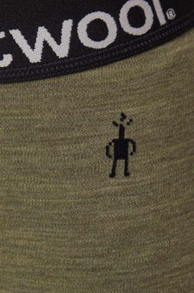 Функціональні легінси Smartwool Classic Thermal Merino колір зелений фото 4