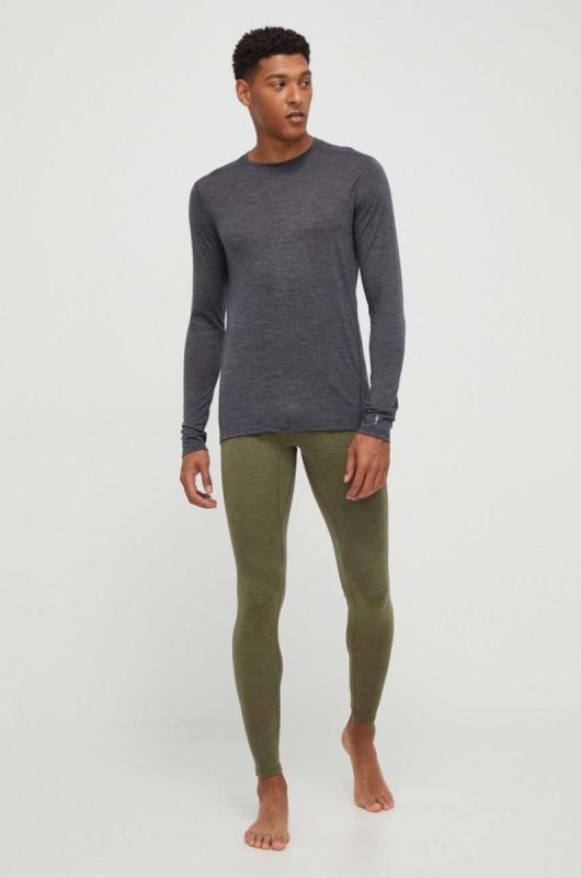 Функціональний лонгслів Smartwool Classic All-Season Merino колір сірий фото 2