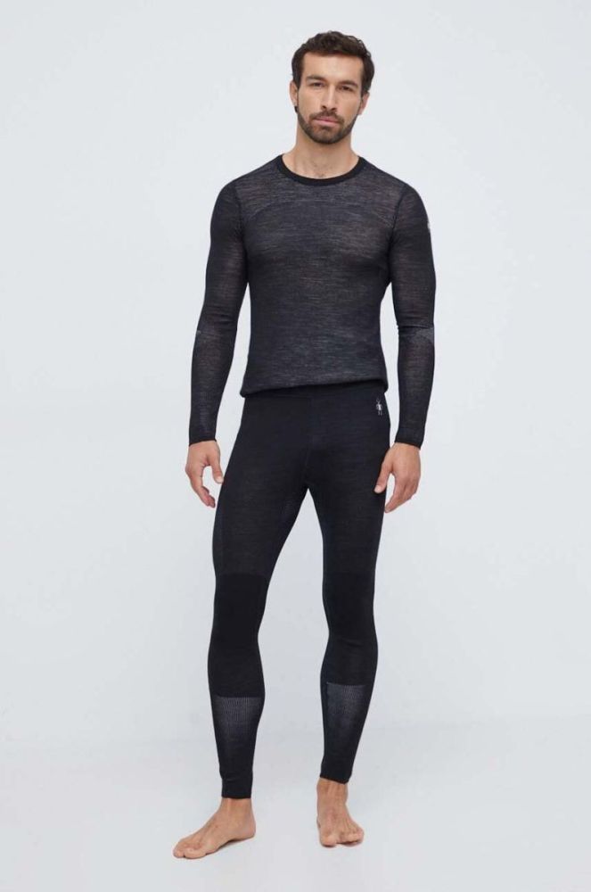 Функціональні легінси Smartwool Intraknit Thermal Merino колір чорний фото 2