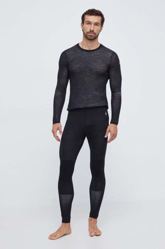 Функціональні легінси Smartwool Intraknit Thermal Merino колір чорний фото 2
