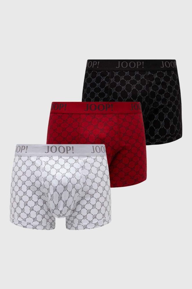 Боксери Joop! 3-pack чоловічі колір бордовий (3532703)