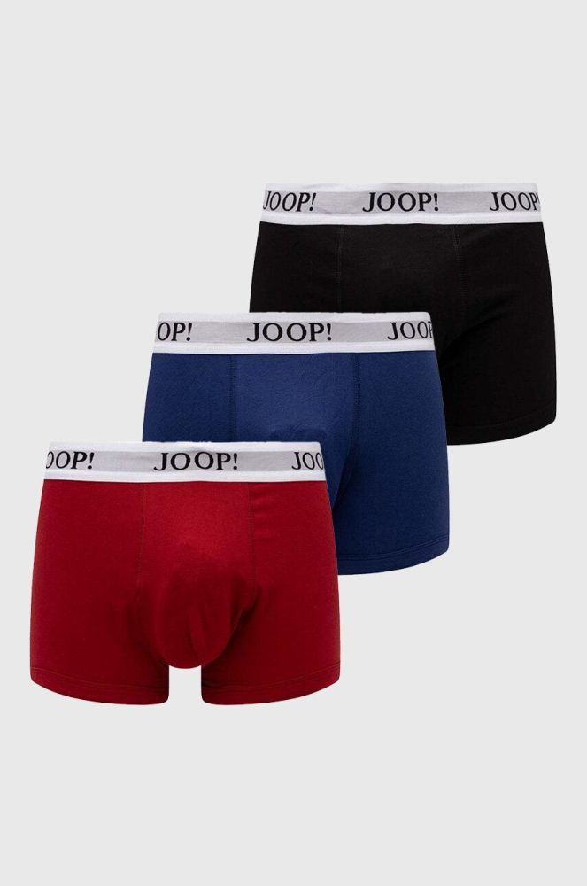 Боксери Joop! 3-pack чоловічі колір бордовий (3532708)