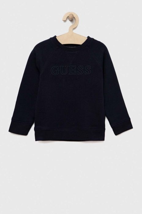 Дитяча кофта Guess колір синій однотонна (3299029)