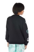 Дитяча кофта Guess колір чорний з принтом (3403242)