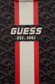 Дитяча кофта Guess колір коричневий з капюшоном візерунок (3329700)
