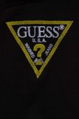 Дитяча бавовняна кофта Guess колір чорний з аплікацією (3293638)