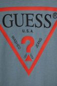 Дитячий бавовняний лонгслів Guess з принтом колір блакитний (3362289) Дитячий бавовняний лонгслів Guess з принтом колір блакитний (3362289)