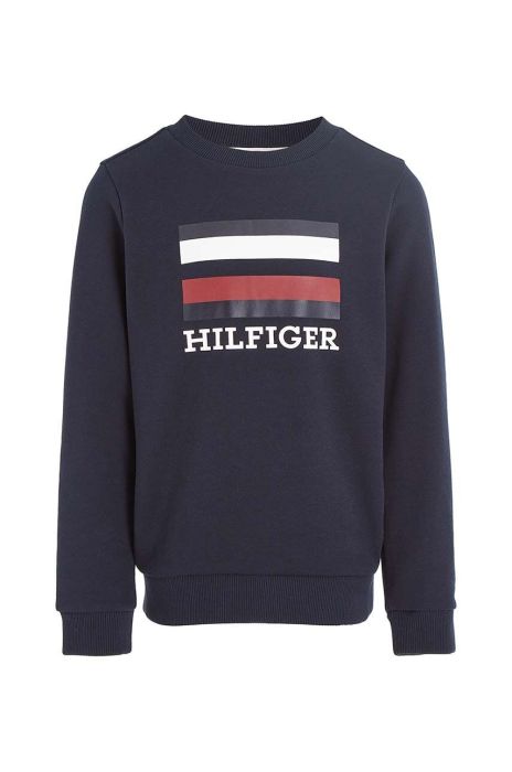 Дитяча кофта Tommy Hilfiger колір синій з принтом (3359678)