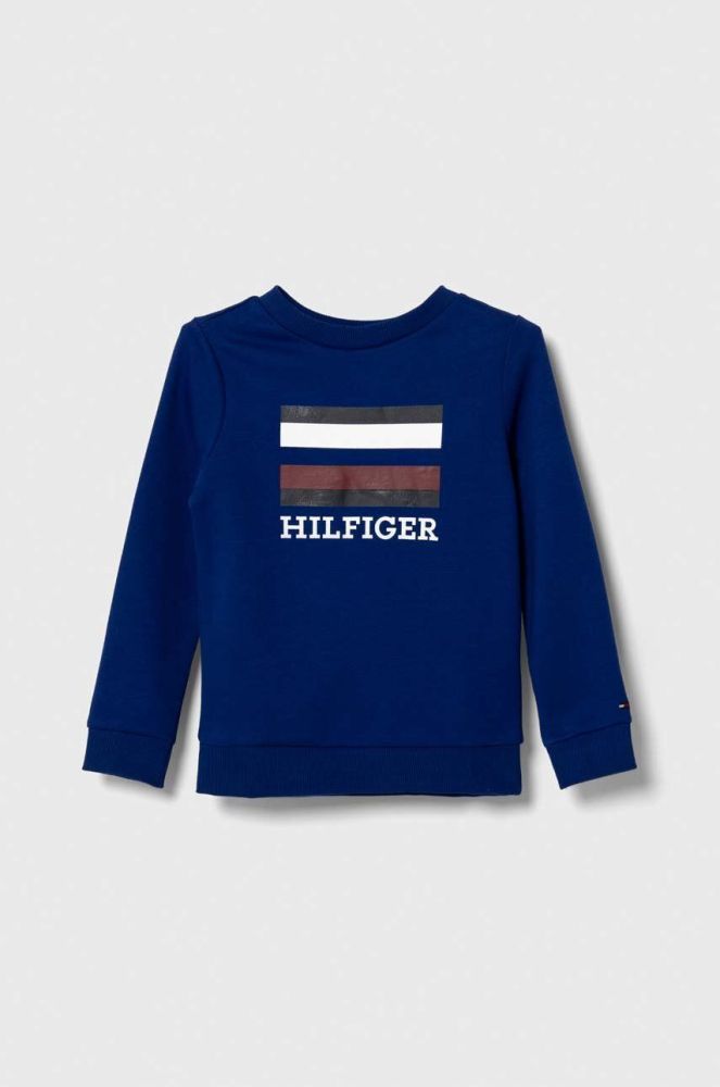 Дитяча кофта Tommy Hilfiger колір синій з принтом (3359669)