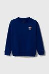 Дитяча бавовняна кофта Tommy Hilfiger з принтом колір блакитний (3372333)