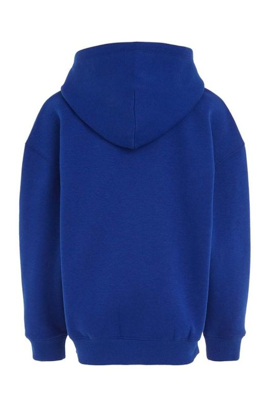 Дитяча кофта Tommy Hilfiger з капюшоном з аплікацією колір блакитний (3312795) фото 2
