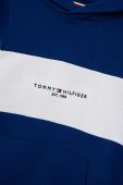 Дитяча бавовняна кофта Tommy Hilfiger колір синій з капюшоном візерунок (3312844)