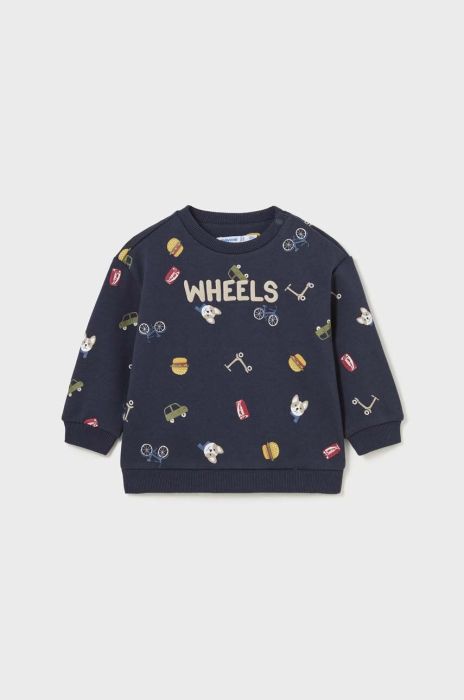 Кофта для немовлят Mayoral колір синій візерунок