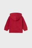 Кофта для немовлят Mayoral колір червоний з капюшоном з аплікацією (3418383)