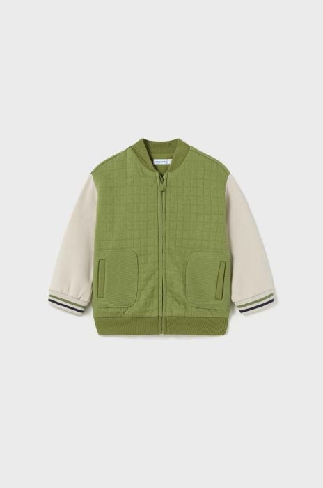 Дитяча кофта Mayoral колір зелений однотонна (3465744)