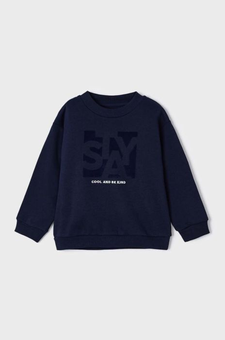 Дитяча кофта Mayoral колір синій з принтом (3413399)