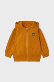 Дитяча кофта Mayoral колір помаранчевий з капюшоном однотонна (3418452)
