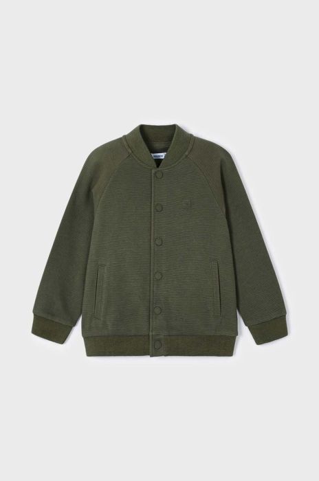 Дитяча кофта Mayoral колір зелений з принтом (3413535)