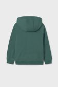 Дитяча кофта Mayoral колір зелений з капюшоном з принтом (3413715)