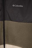 Дитяча куртка Columbia B Steens Mtn Novelty Hdd колір зелений