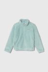 Дитяча кофта Columbia колір бірюзовий однотонна (3510005)