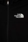 Дитяча кофта The North Face B TNF TECH F/Z HOODIE колір чорний з капюшоном однотонна