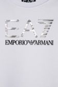 Дитяча кофта EA7 Emporio Armani колір білий з принтом (3441376)