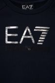 Дитяча кофта EA7 Emporio Armani колір синій з принтом (3441371)