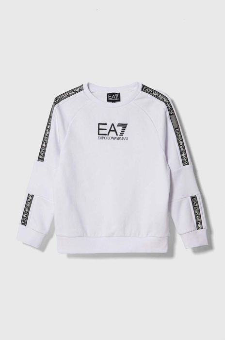 Дитяча кофта EA7 Emporio Armani колір білий з принтом (3441397)