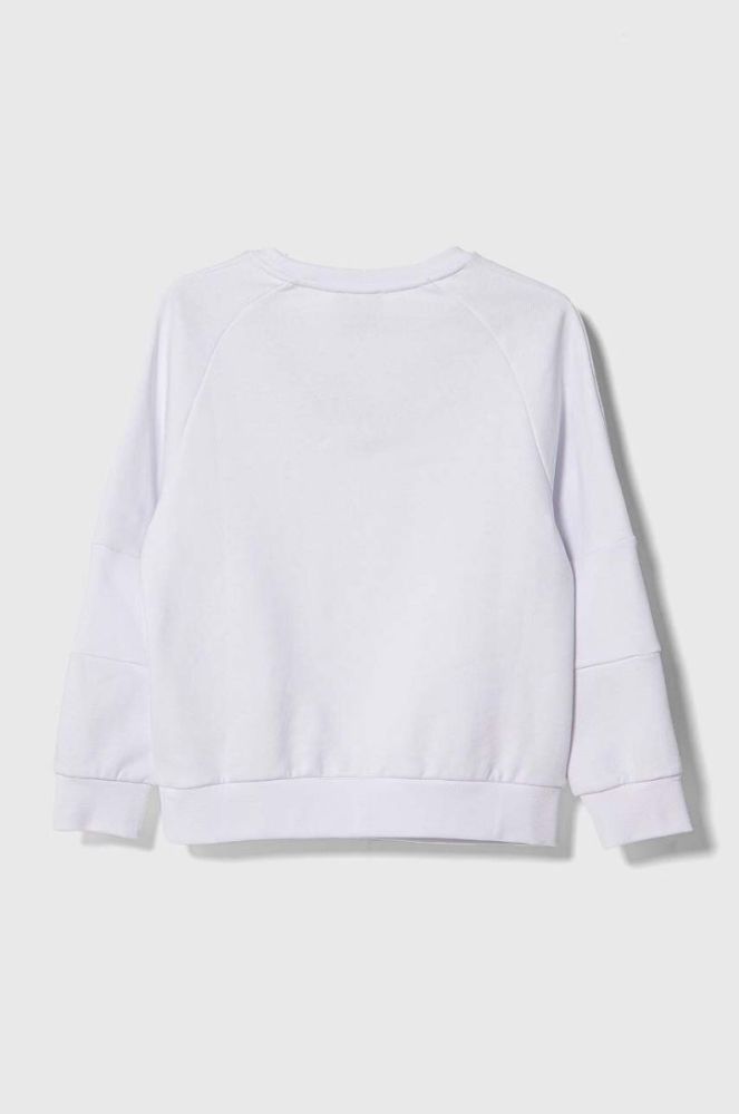 Дитяча кофта EA7 Emporio Armani колір білий з принтом (3441397) фото 2