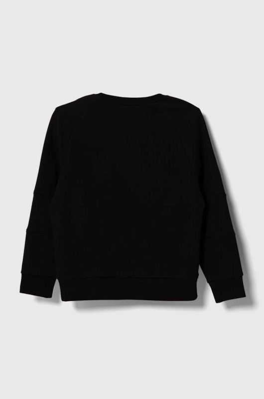 Дитяча кофта EA7 Emporio Armani колір чорний з принтом (3441385) фото 2