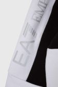 Дитяча кофта EA7 Emporio Armani колір білий з капюшоном візерунок (3393729)