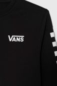 Дитяча кофта Vans EXPOSITION CHECK CREW VN0008CBBLK1 колір чорний візерунок
