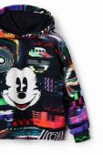 Дитяча бавовняна кофта Desigual x Disney з капюшоном візерунок колір барвистий