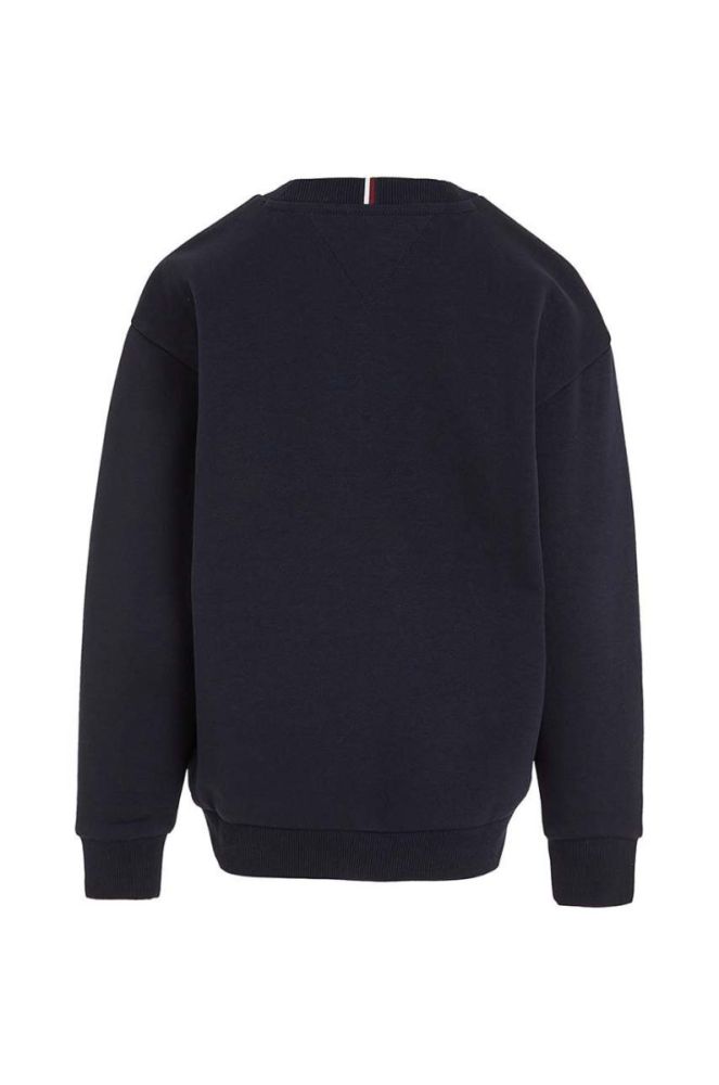 Дитяча кофта Tommy Hilfiger колір чорний з принтом (3427839) фото 2