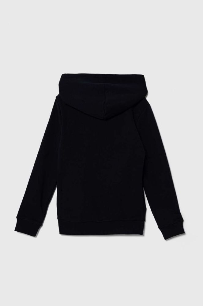 Дитяча кофта Tommy Hilfiger колір синій з капюшоном з аплікацією (3506393) фото 2